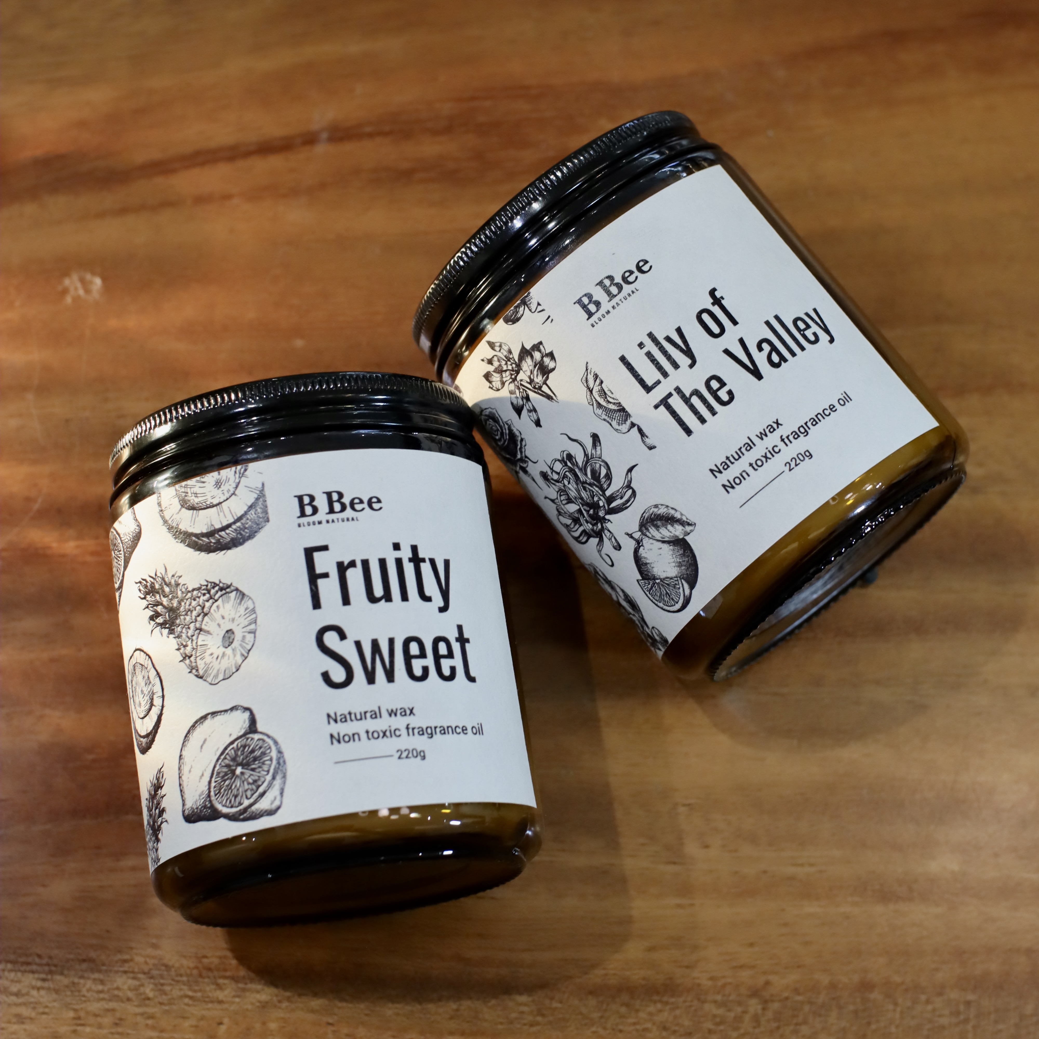 Fruity Sweet - Nến Thơm Lành Tính Từ Sáp Tự Nhiên Hương Tươi Mát, Ngọt Ngào B Bee Candle