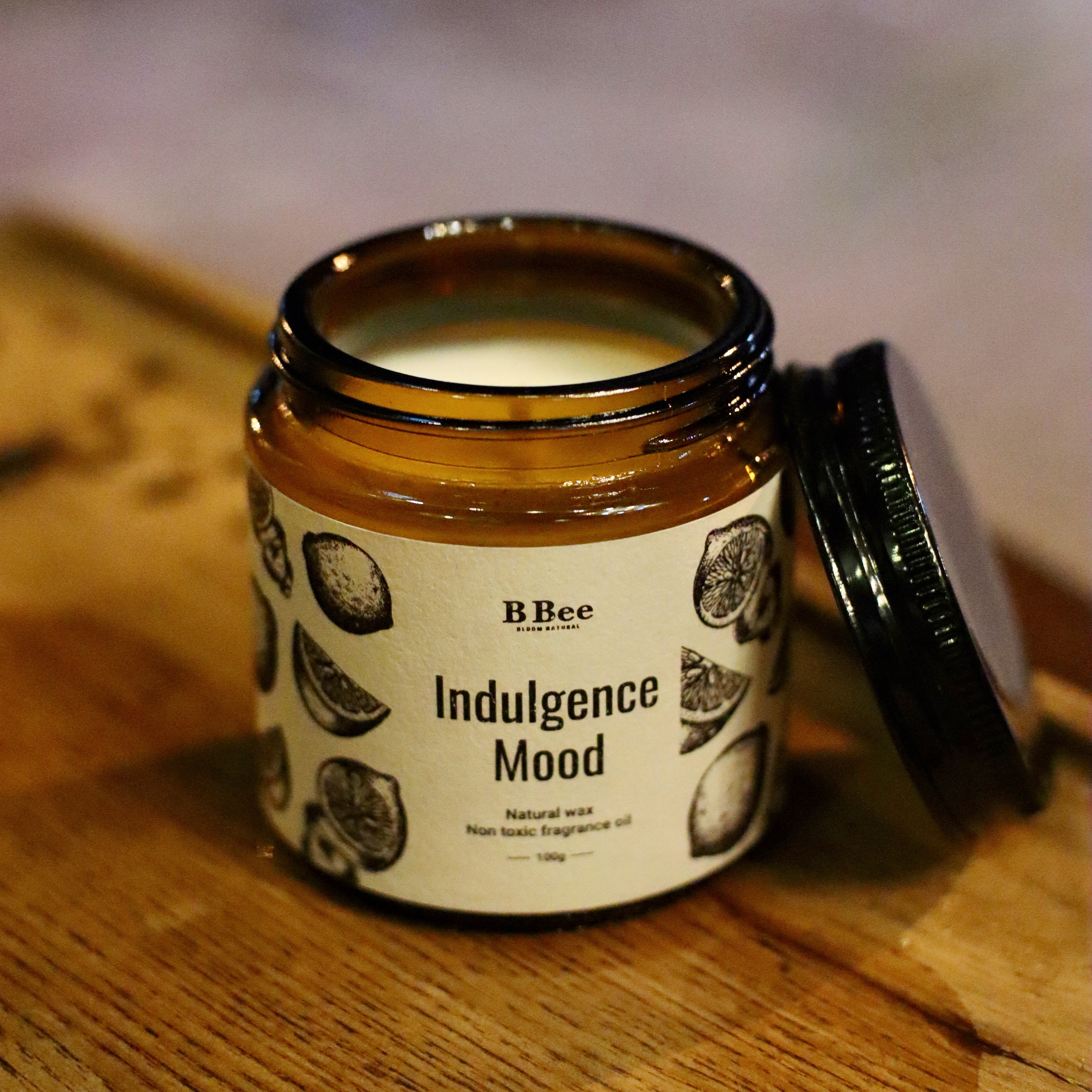 Indulgence Mood - Nến Thơm Lành Tính Từ Sáp Tự Nhiên Hương Ngọt Ngào, Thư Giãn B Bee Candle