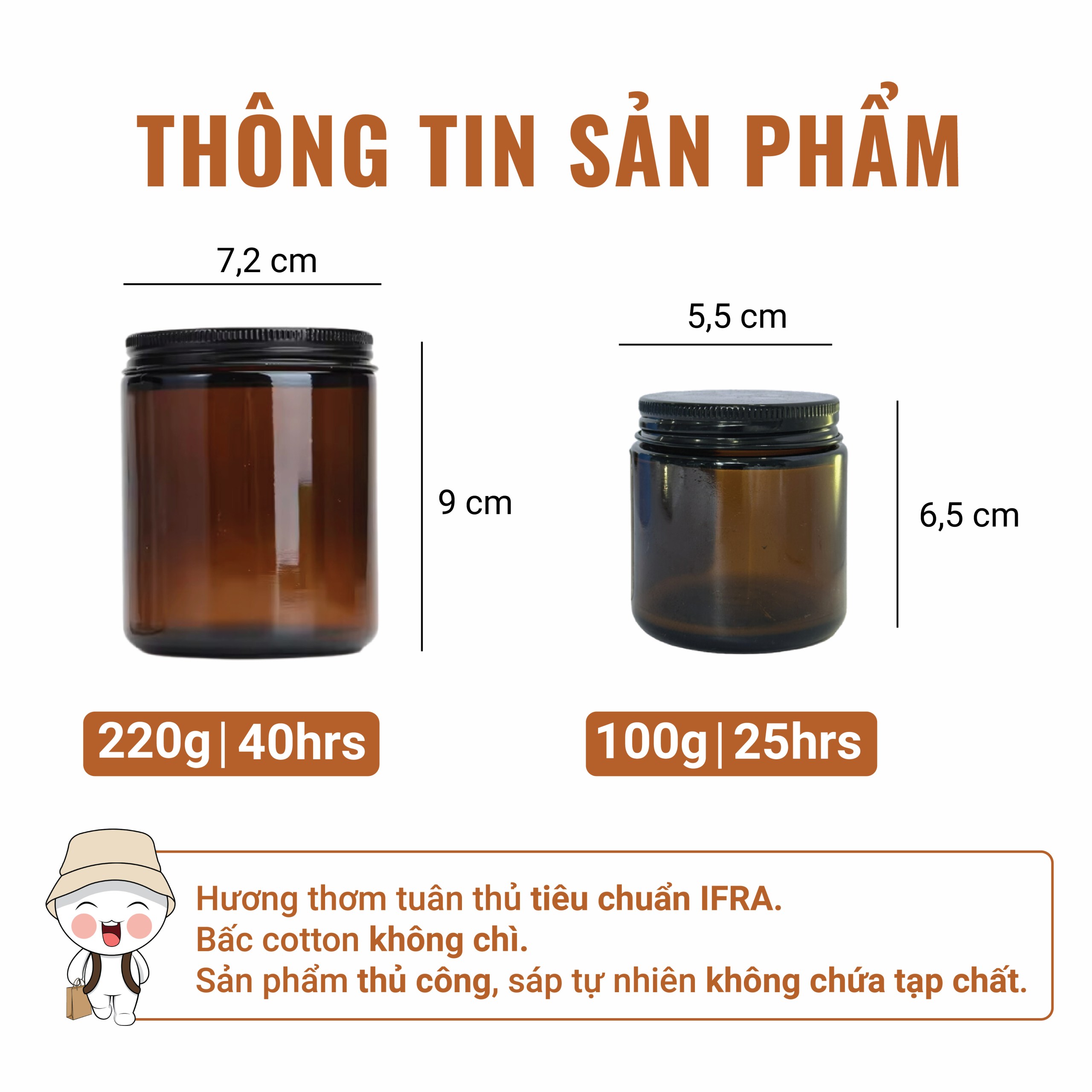 Fruity Sweet - Nến Thơm Lành Tính Từ Sáp Tự Nhiên Hương Tươi Mát, Ngọt Ngào B Bee Candle
