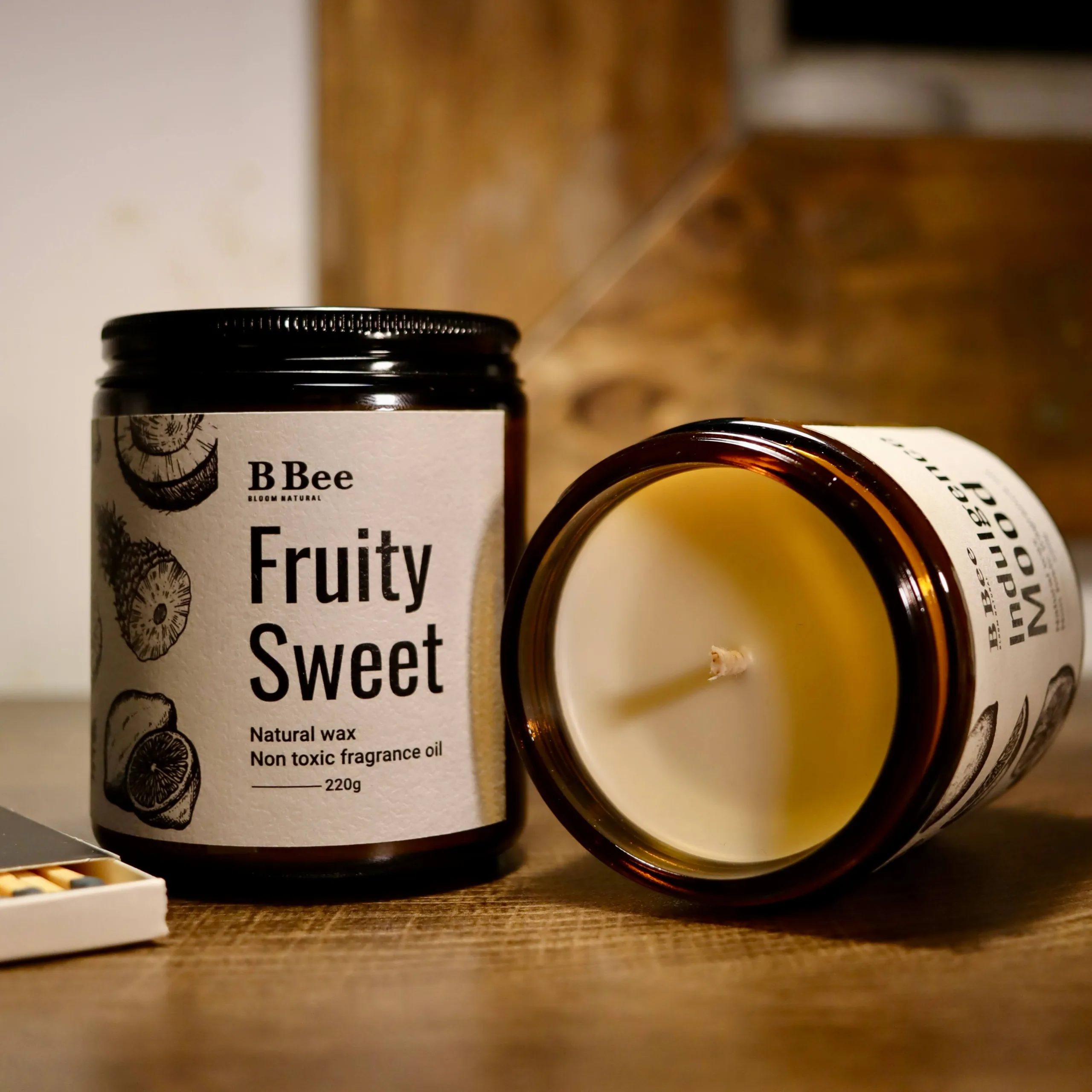 Fruity Sweet - Nến Thơm Lành Tính Từ Sáp Tự Nhiên Hương Tươi Mát, Ngọt Ngào B Bee Candle